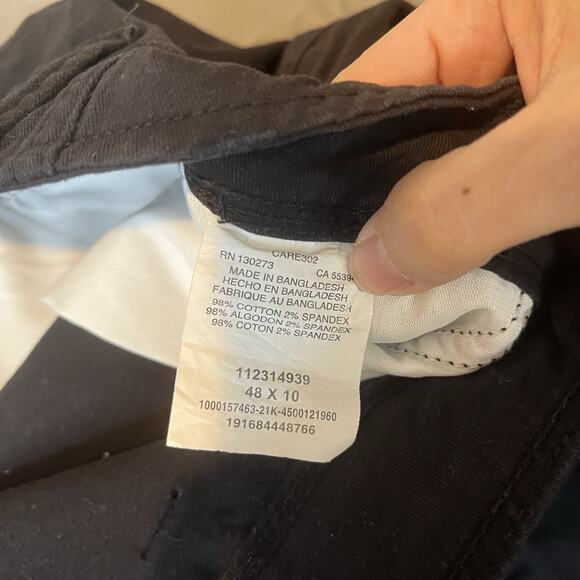 Wrangler Relaxed Fit Black Cargo Shorts Hiking Mens Size 48 - Picture 9 of 9